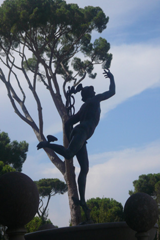 Jacky Réault (Rome aôut 2009) L'Hermès des Medicis entre terre et cosmos