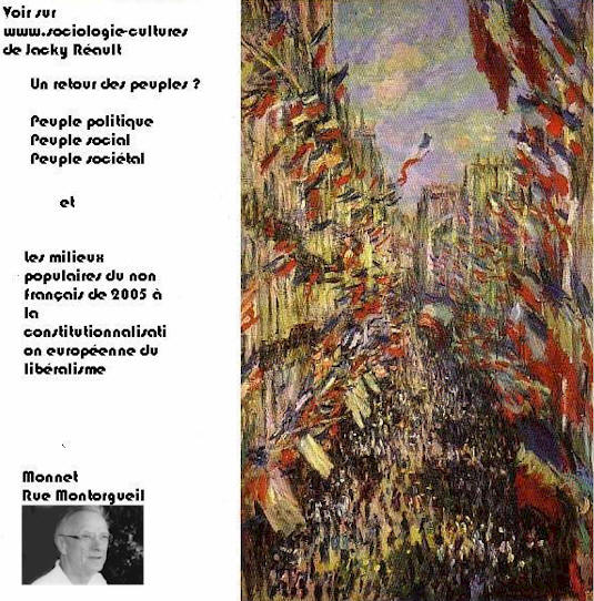Jacky R�ault Peuple politique peuple social peuple soci�tal, Les milieux populaires du non fran�ais � la constitution europ�enne de 2005
