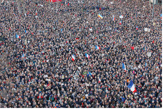 11 Janvier 2015 Paris. vu par la.croix.com